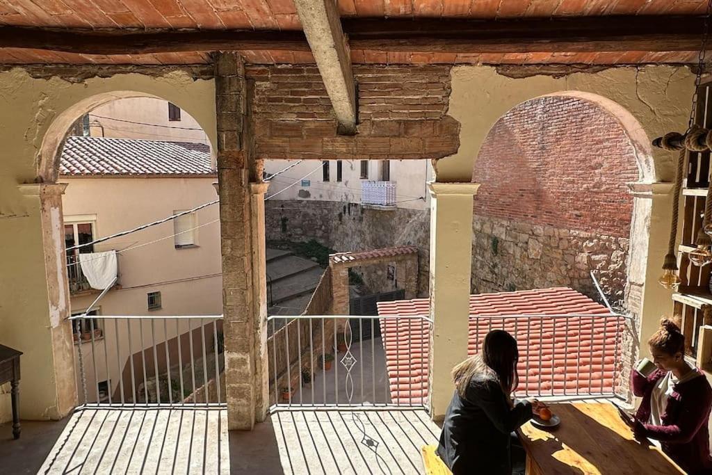 Habitacion Roca Foradada En Casa Cami De Les Aiguees Monistrol De Montserrat Экстерьер фото